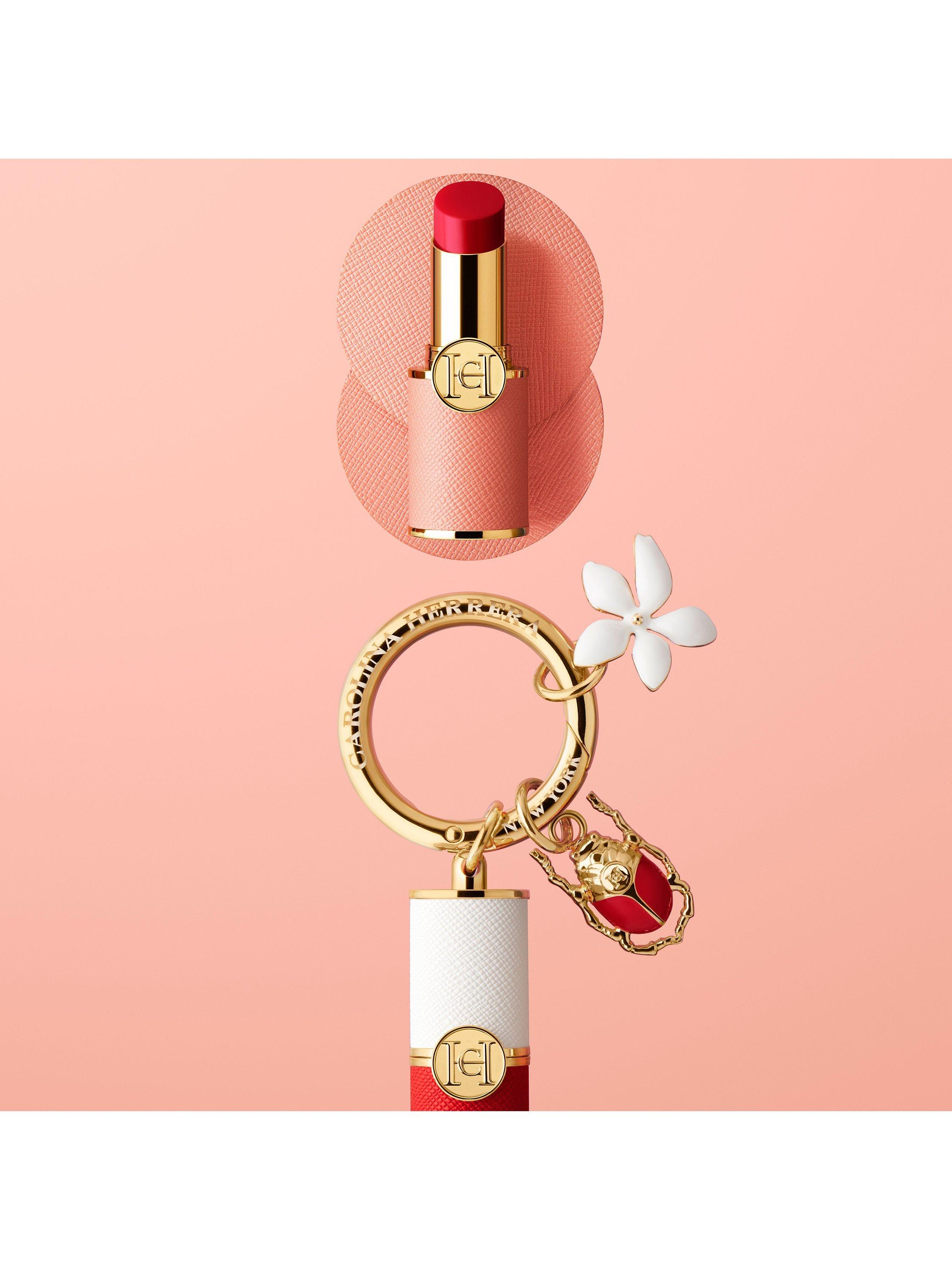 Product image 3 of 4, which shows Carolina Herrera Mini Tint Lip Balm Full Case, Yellow/Blue