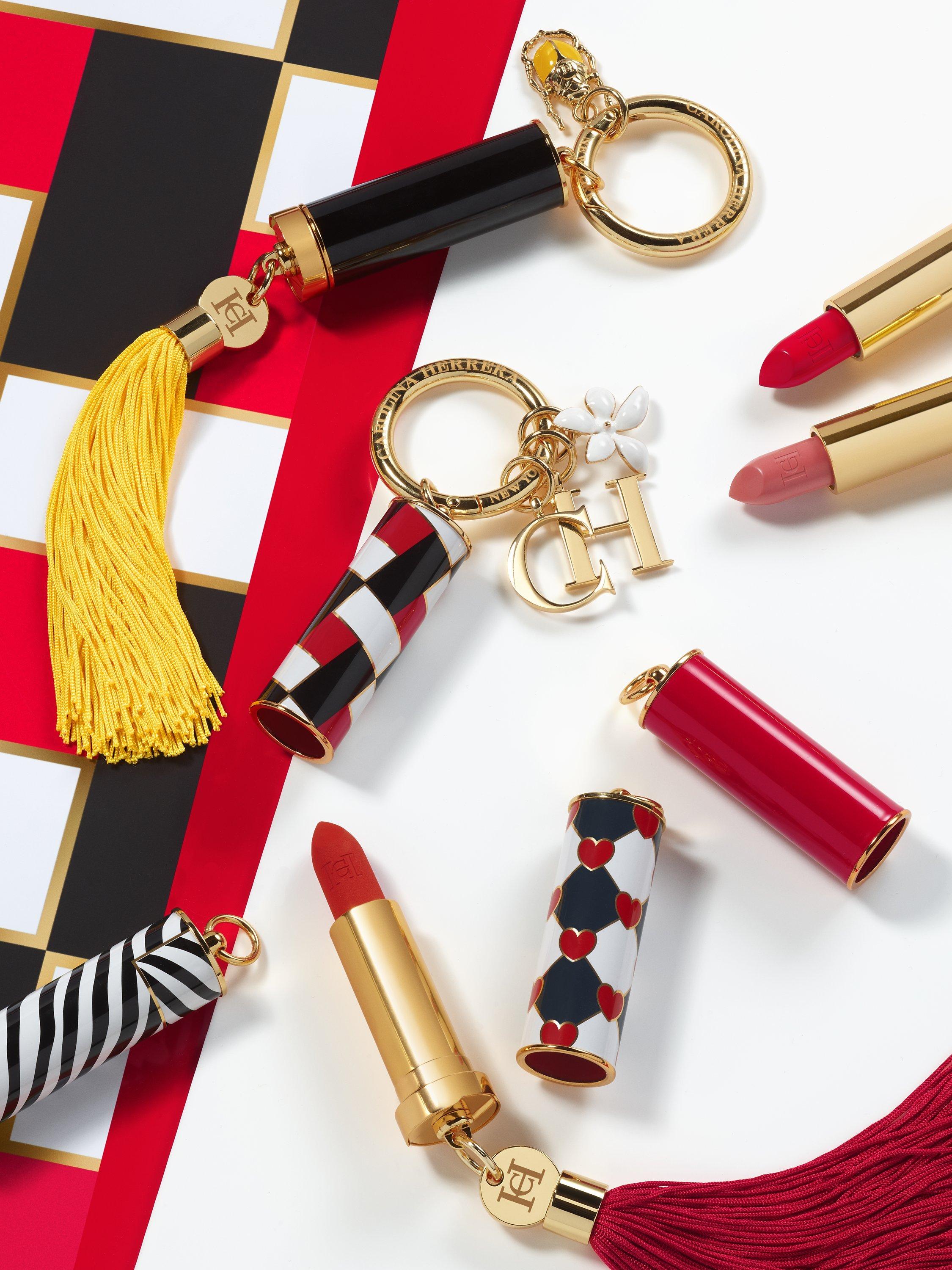 Product image 3 of 3, which shows Carolina Herrera The Lipstick Cap, Lovewins