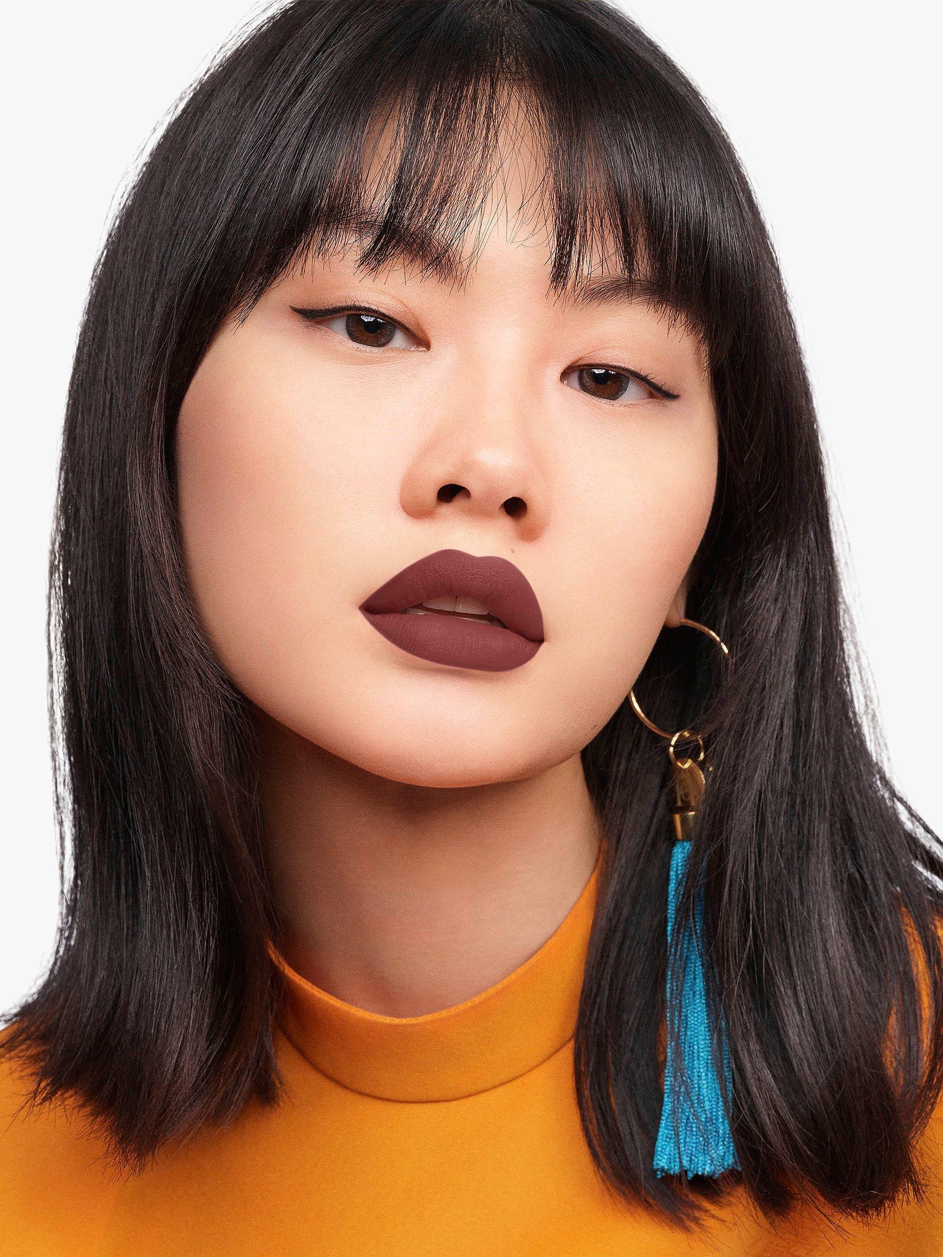 Product image 5 of 8, which shows Carolina Herrera Fabulous Kiss Lipstick Matte Refill, 442 Brown Fundamental