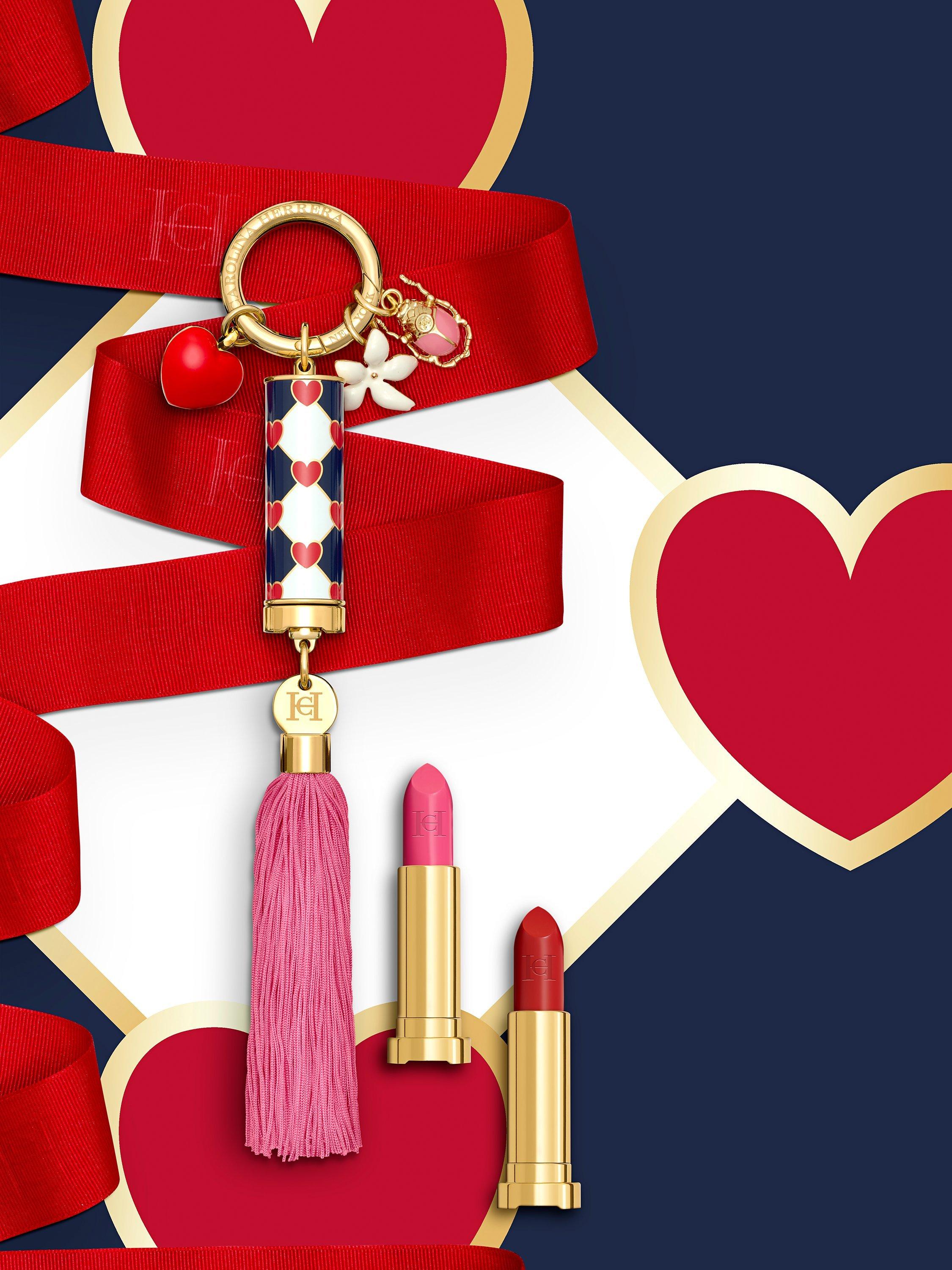 Product image 7 of 7, which shows Carolina Herrera Fabulous Kiss Lipstick Sheer Refill, 171 Rosy Date