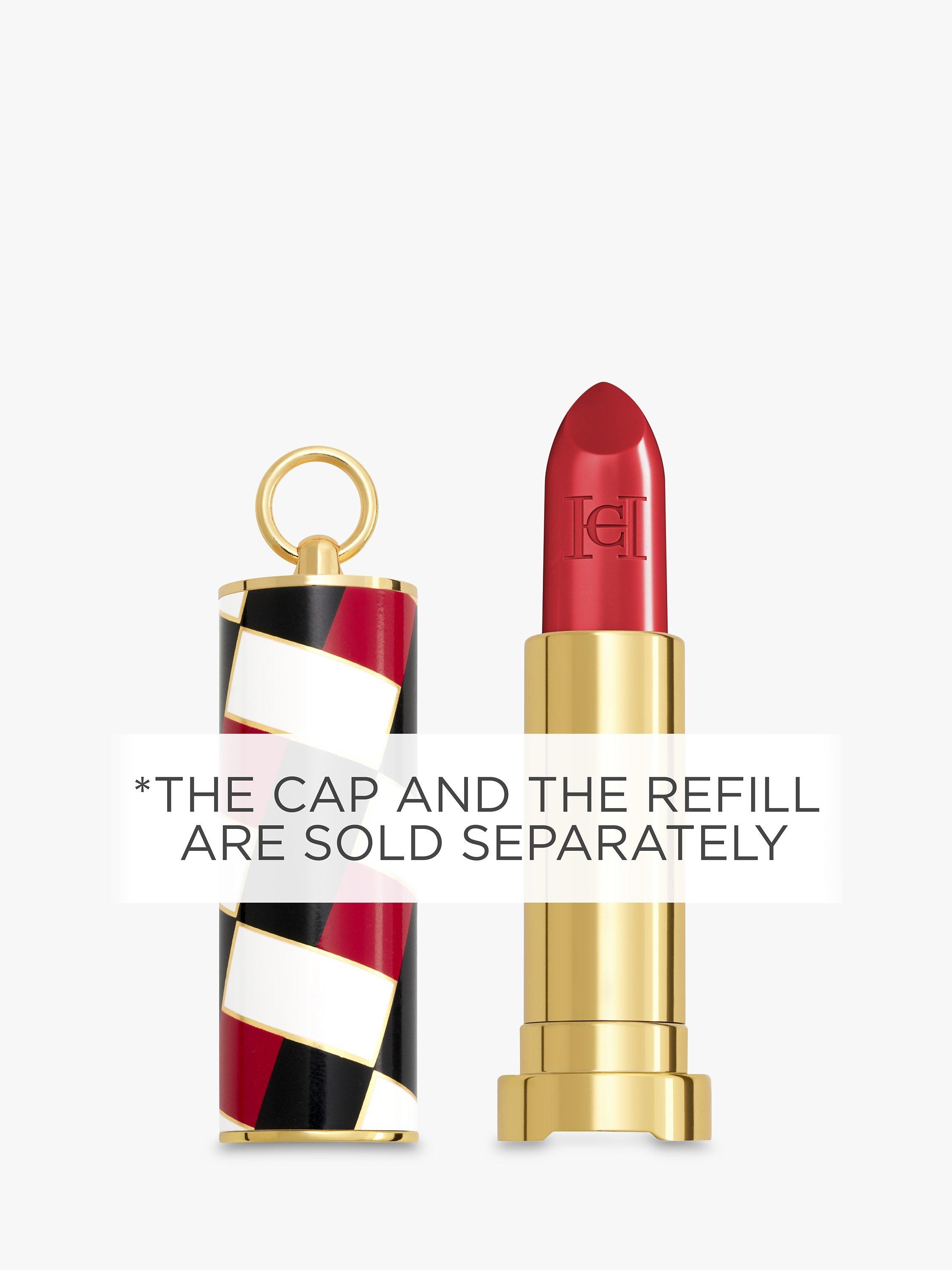 Product image 4 of 8, which shows Carolina Herrera Fabulous Kiss Lipstick Sheer Refill, 182 Blush Him Orange