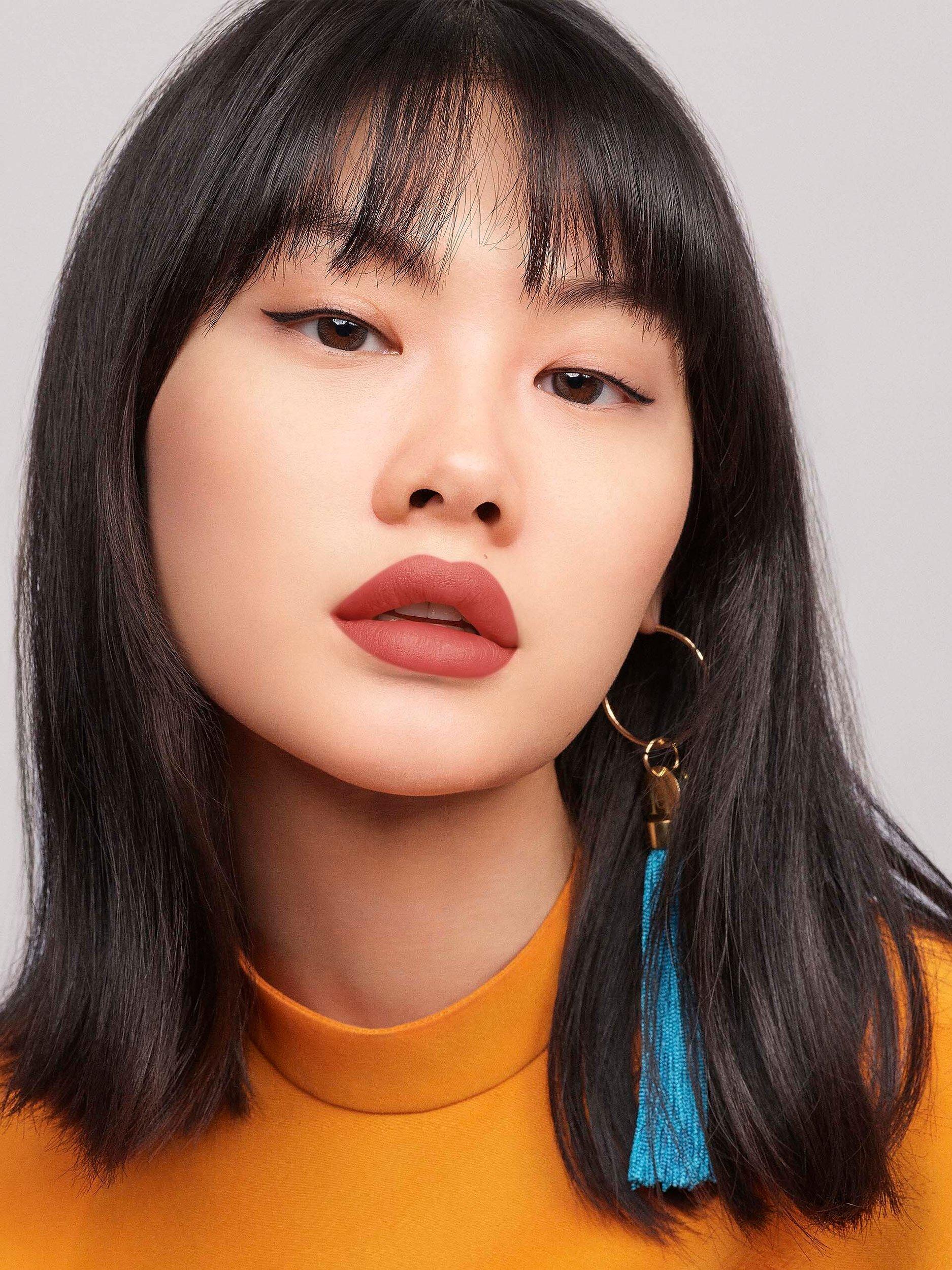 Product image 12 of 12, which shows Carolina Herrera Nude Couture Blur Matte Lipstick Refill, 740 Nude Cashmere