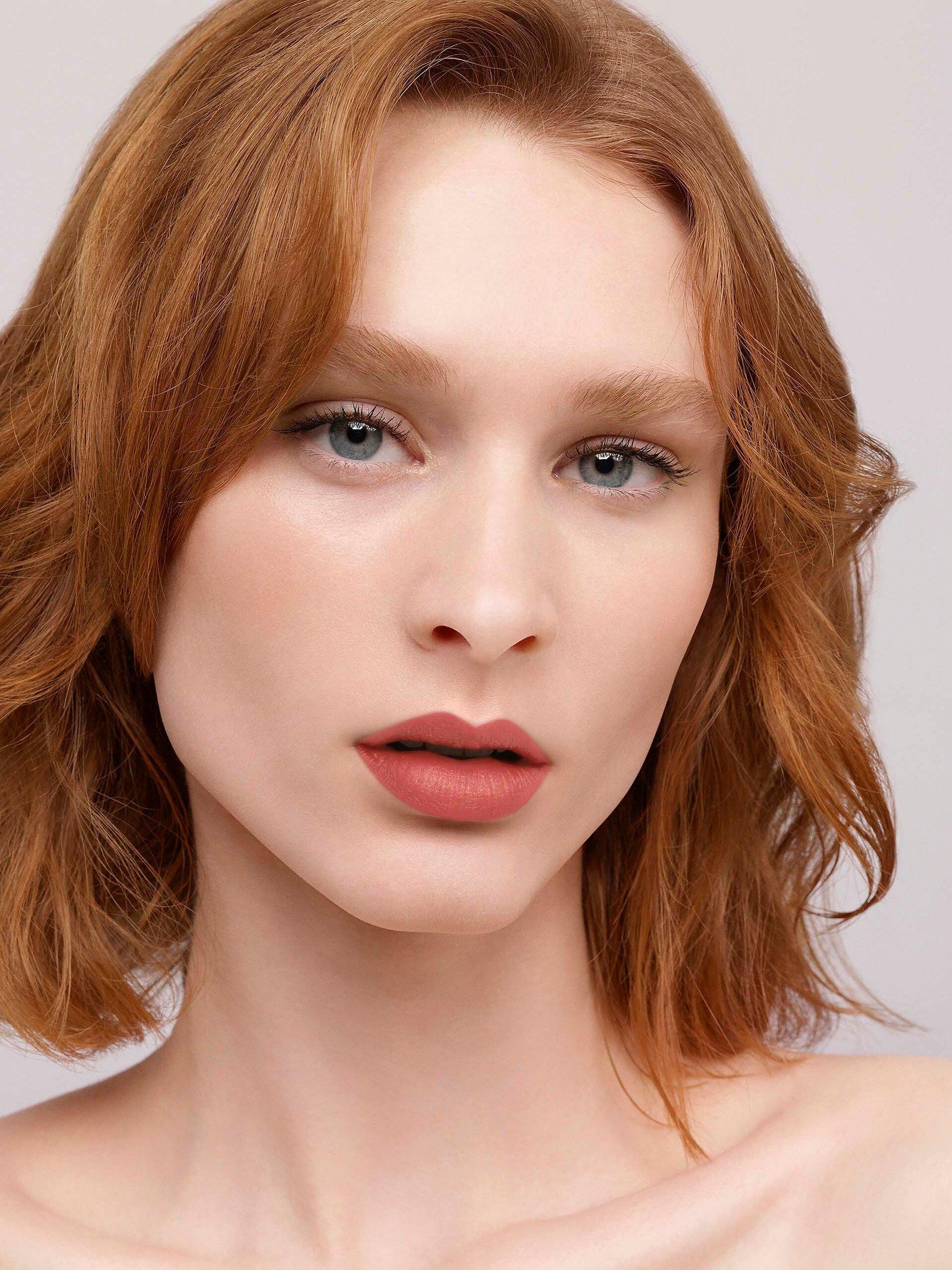 Product image 10 of 12, which shows Carolina Herrera Nude Couture Blur Matte Lipstick Refill, 740 Nude Cashmere