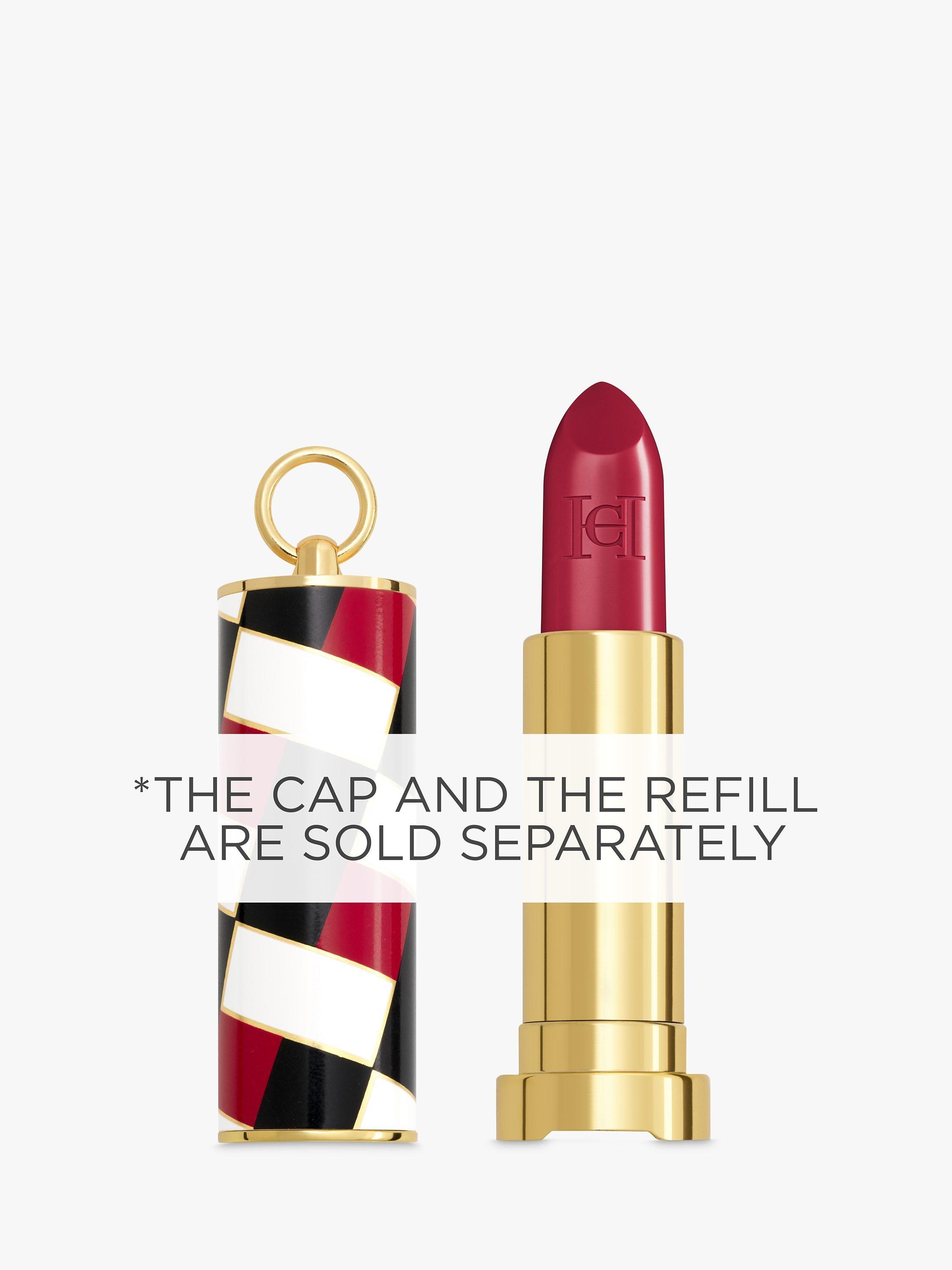 Product image 5 of 8, which shows Carolina Herrera Fabulous Kiss Lipstick Satin Refill, 370 Extraordinary Pink