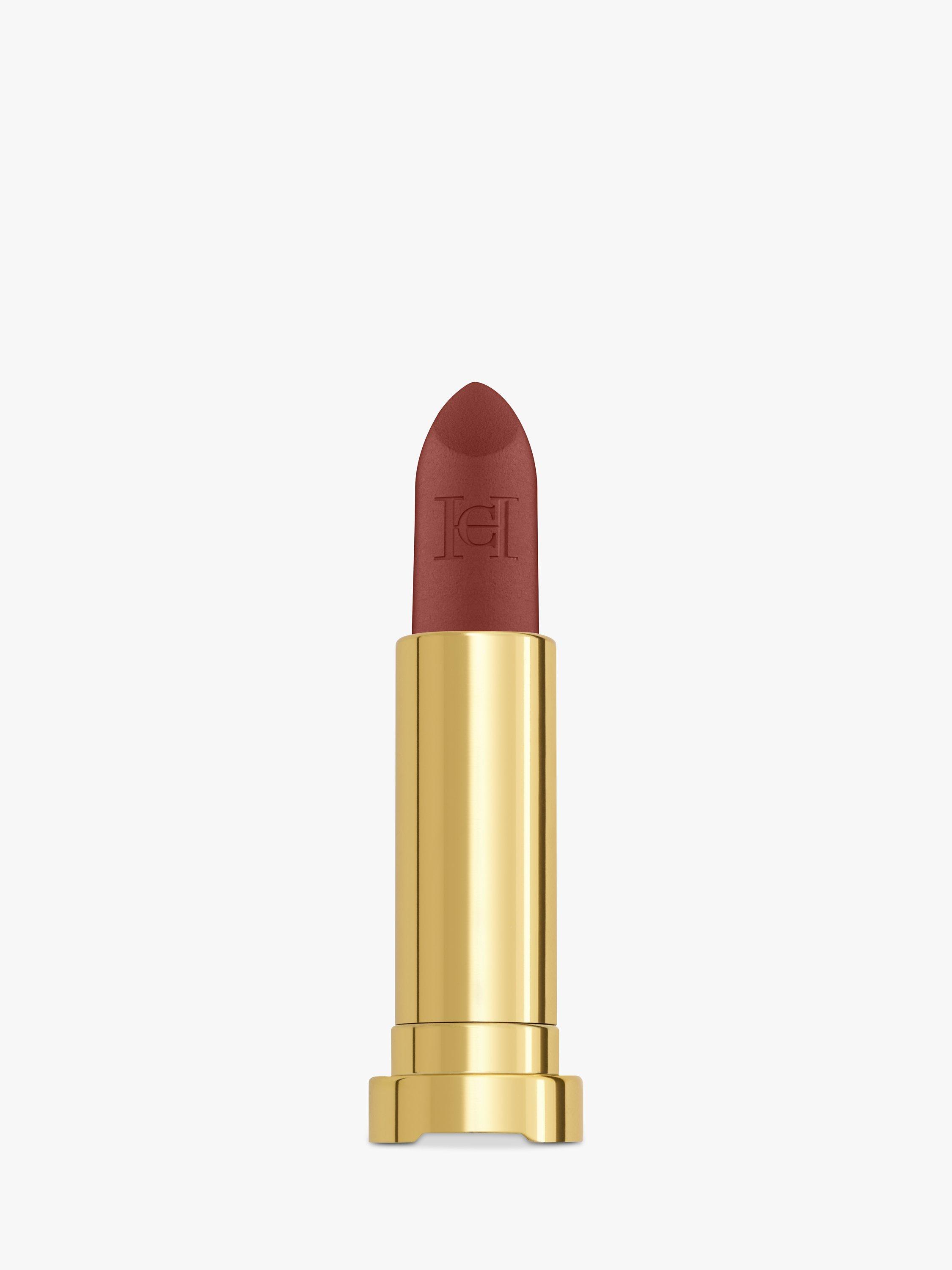 Product image 1 of 12, which shows Carolina Herrera Nude Couture Blur Matte Lipstick Refill, 781 Peanut
