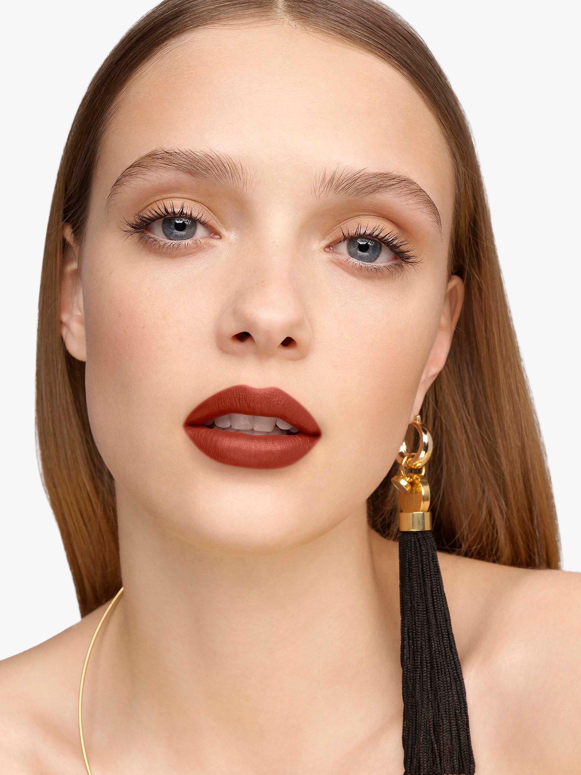 Product image 7 of 12, which shows Carolina Herrera Nude Couture Blur Matte Lipstick Refill, 781 Peanut