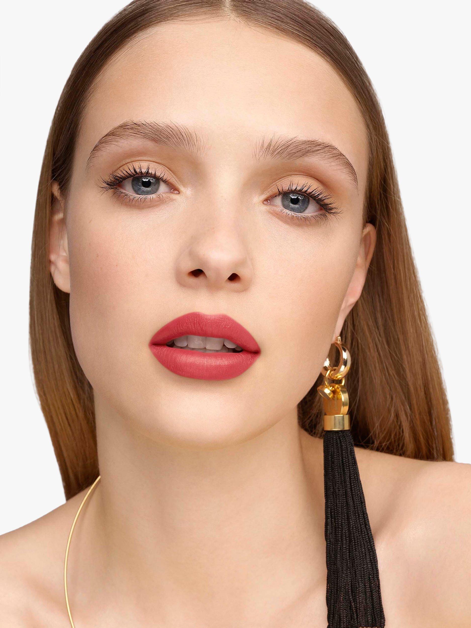 Product image 7 of 12, which shows Carolina Herrera Nude Couture Blur Matte Lipstick Refill, 772 Slay Nude