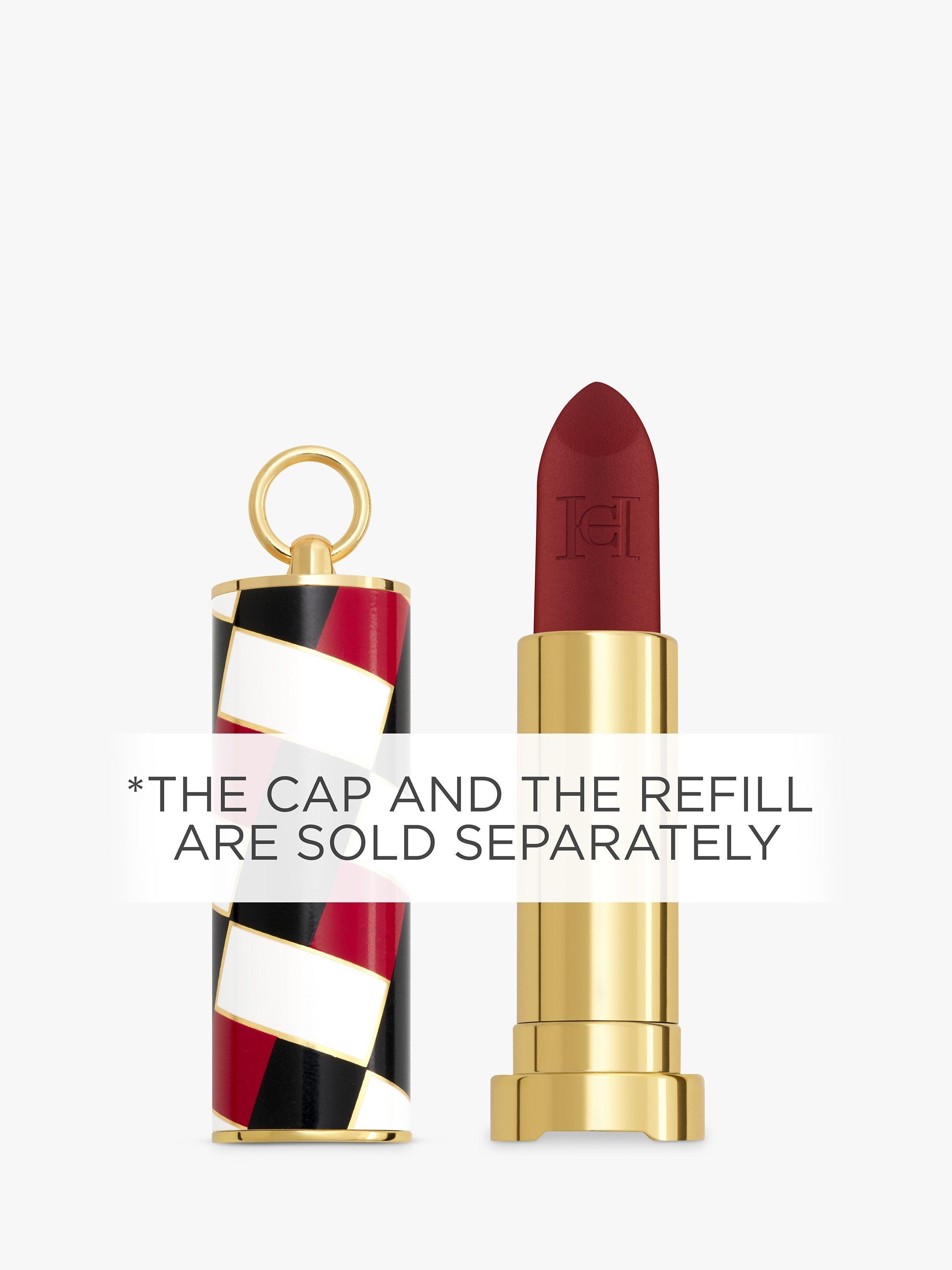 Product image 4 of 8, which shows Carolina Herrera Fabulous Kiss Lipstick Matte Refill, 415 Birthday Red