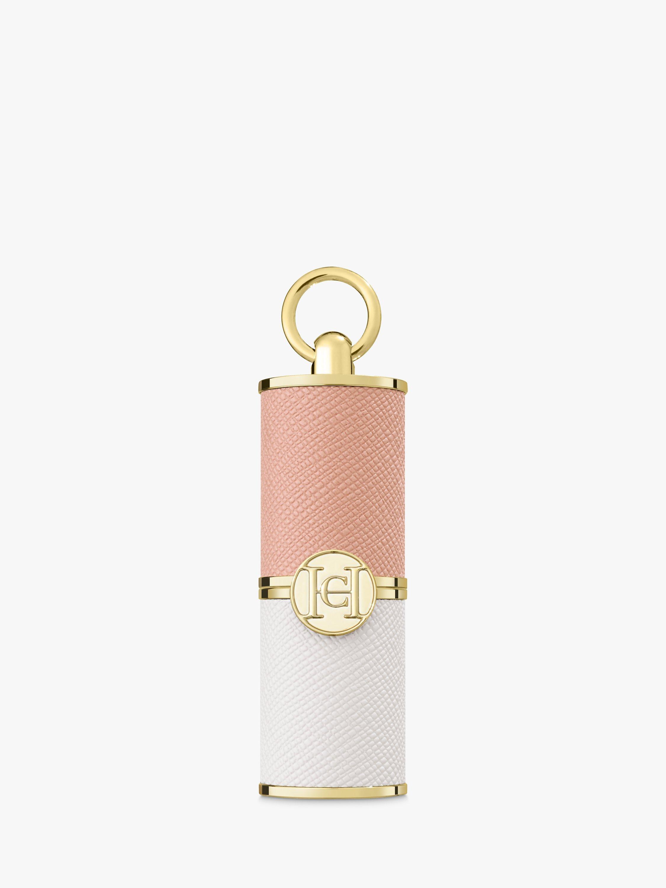 Product image 1 of 3, which shows Carolina Herrera Mini Tint Lip Balm Full Case, Pink/White