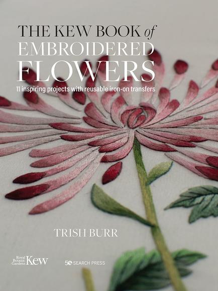 Search Press The Kew Book of Embroidered Flowers Craft Book, Multi