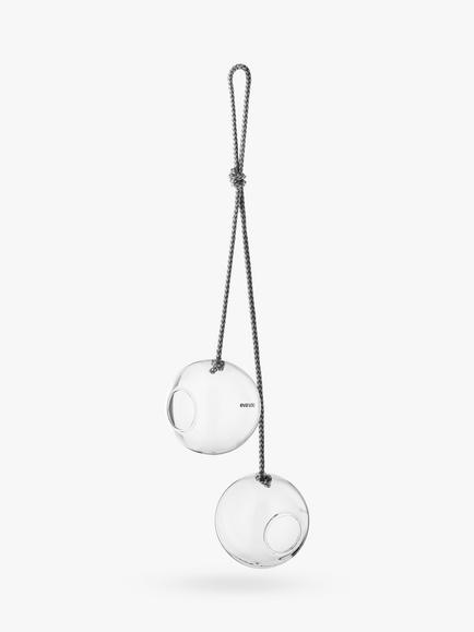 Eva Solo Glass Bird Feeder, Set of 2, Clear