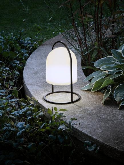Eva Solo Solar Powered Glass Outdoor Portable Lantern, Clear