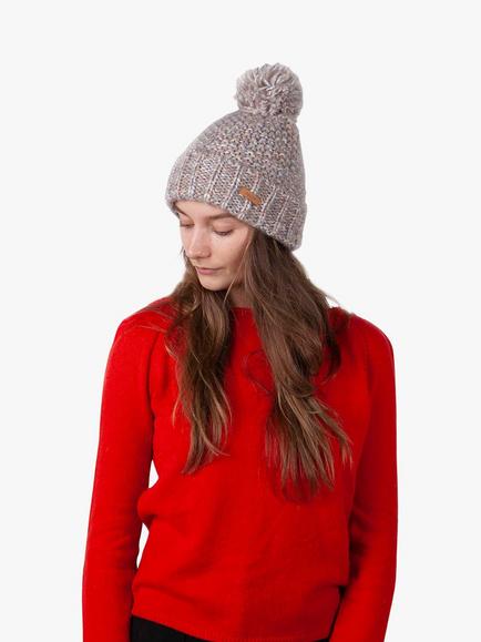 Barts Aitane Beanie, One Size - view 2, Heather Grey
