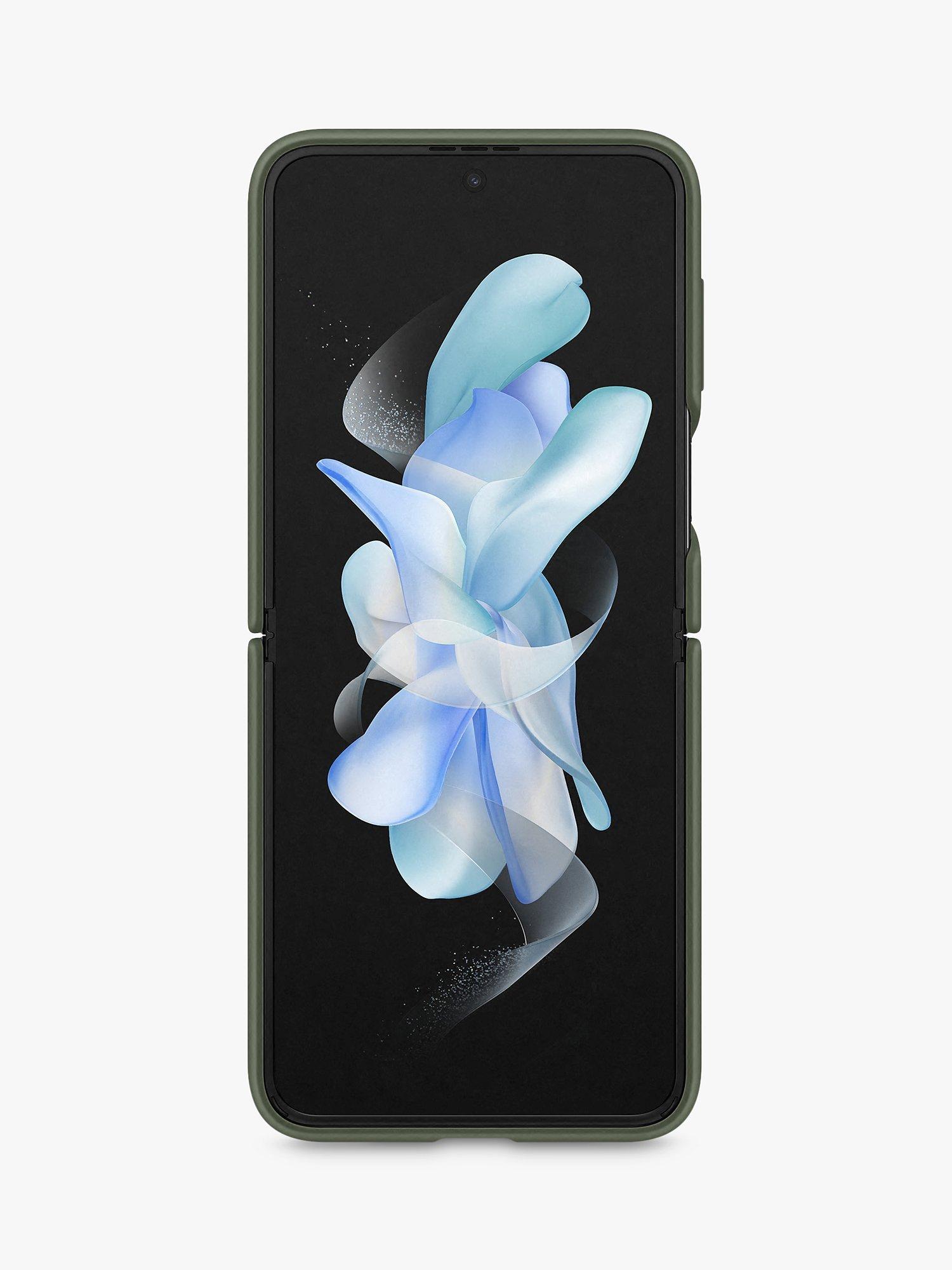 Samsung Silicone Cover with Ring for Galaxy Z Flip4, Khaki