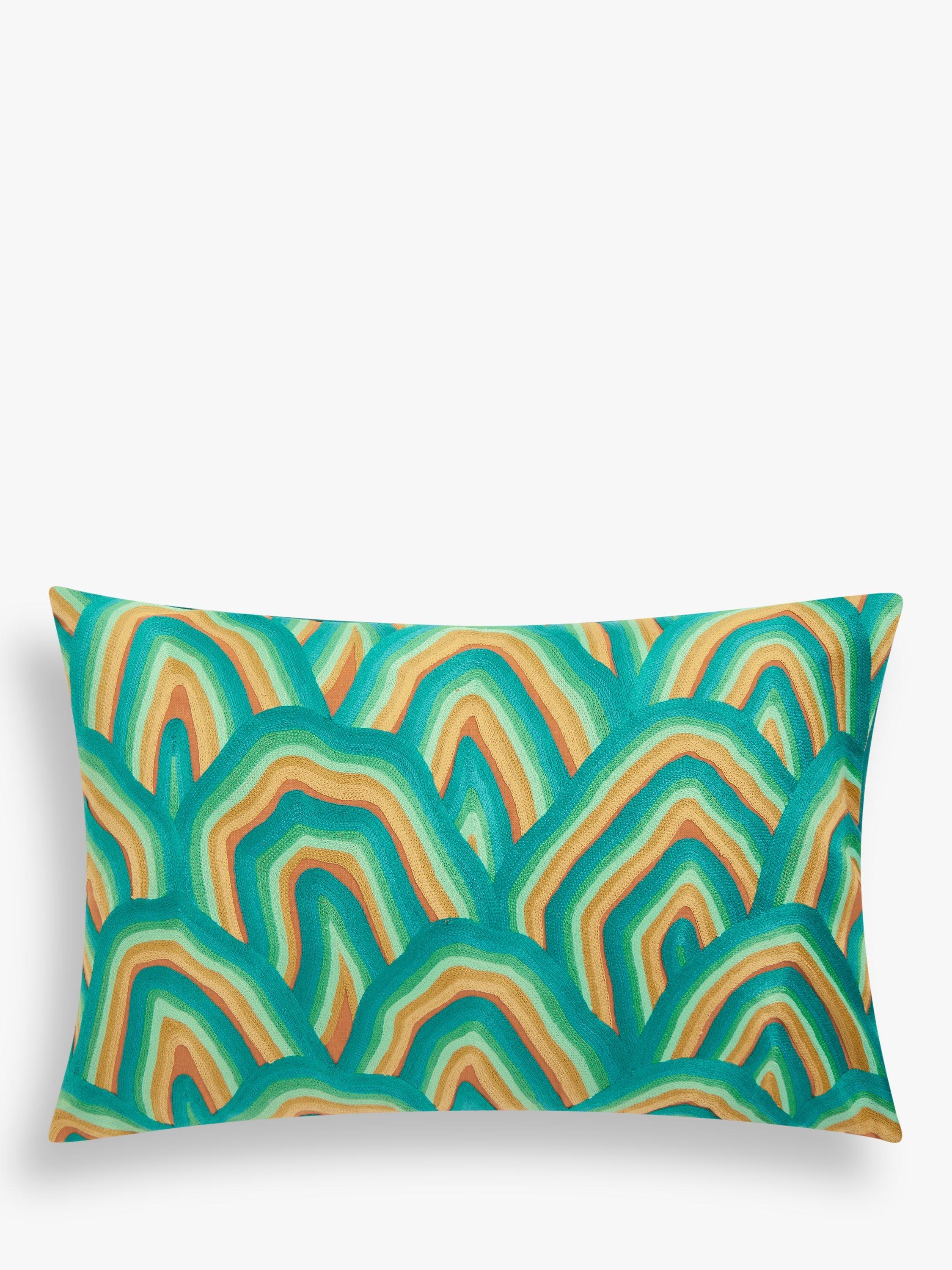 Harlequin Kumo Abstract Cushion, Amber