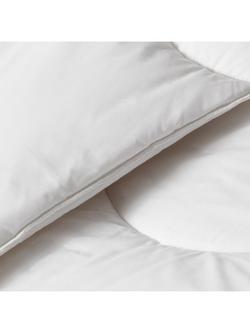 John Lewis Microfibre Duvet, 15 Tog - view 2, White