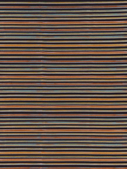 Osborne & Little Kandy Furnishing Fabric, Terracotta/Charcoal, Terracotta/Charcoal