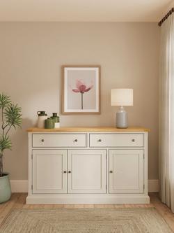 John Lewis Foxmoor Sideboard, FSC-Certified, Oak/Natural - view 2, Oak & Cream