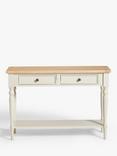 John Lewis Foxmoor Console Table, FSC-Certified, Oak & Cream