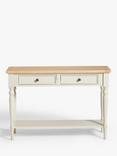 John Lewis Foxmoor Console Table, FSC-Certified, Oak & Cream