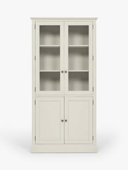 John Lewis Foxmoor Display Cabinet, FSC-Certified, Oak/Natural, Oak & Cream