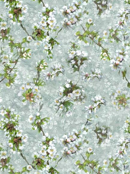 Designers Guild Fleur D'Assam Furnishing Fabric, Platinum