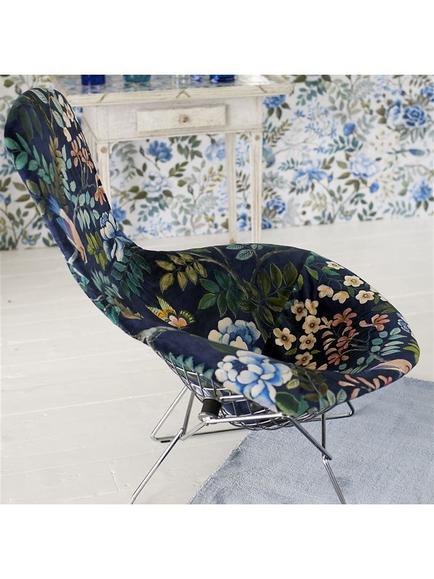 Designers Guild Porcelaine de Chine Velvet Furnishing Fabric - view 2, Alchemilla
