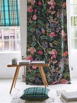 Designers Guild Porcelaine de Chine Velvet Furnishing Fabric - view 2, Noir