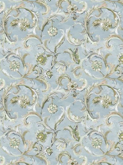 Designers Guild Myrtle Damask Furnishing Fabric, Celadon