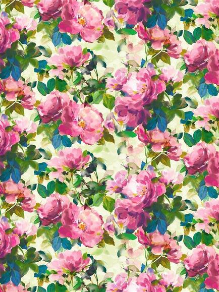 Designers Gulid Thelmas Garden Furnishing Fabric, Fuchsia