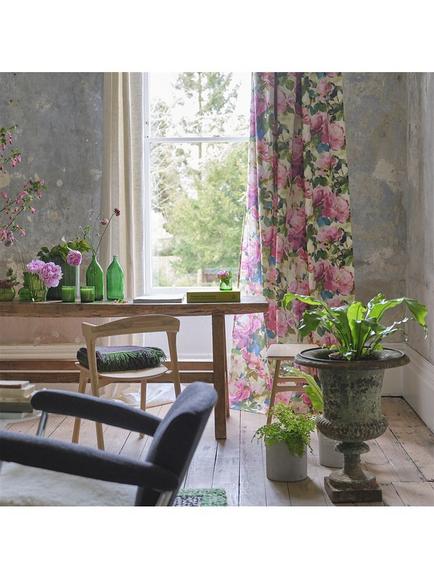 Designers Gulid Thelmas Garden Furnishing Fabric - view 2, Fuchsia
