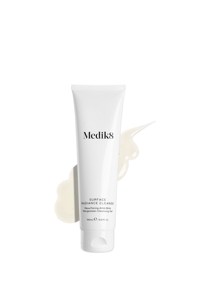 Medik8 Surface Radiance Cleanse Resurfacing AHA/BHA Mangosteen Cleansing Gel, 150ml, 