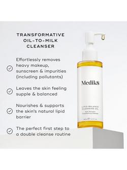 Medik8 Lipid-Balance Cleansing Oil Anti-Pollution Transforming Cleanser, 140ml - view 2, 