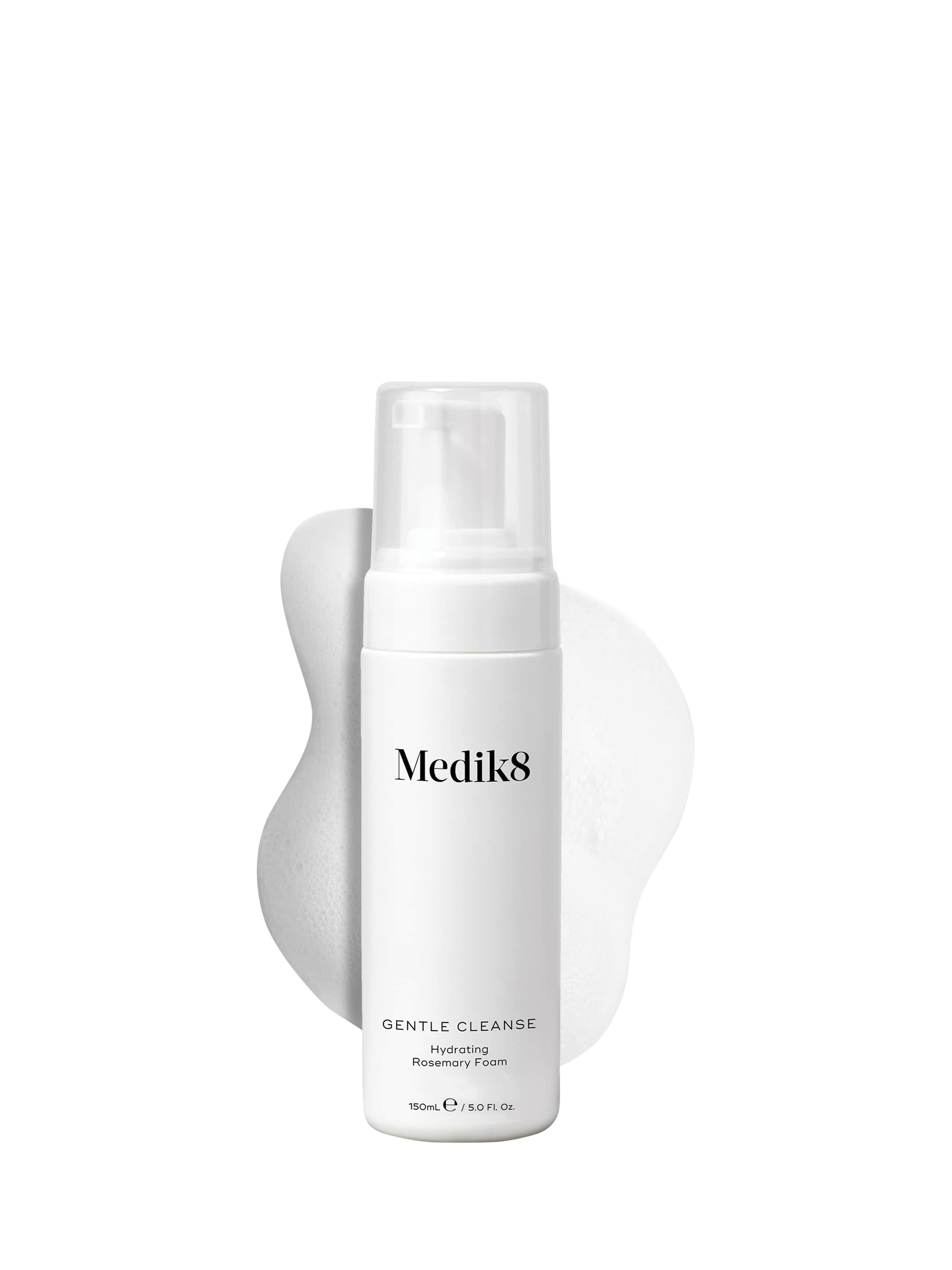 Product image 1 of 5, which shows Medik8 Gentle Cleanse Hydrating Rosemary Foam, 150ml