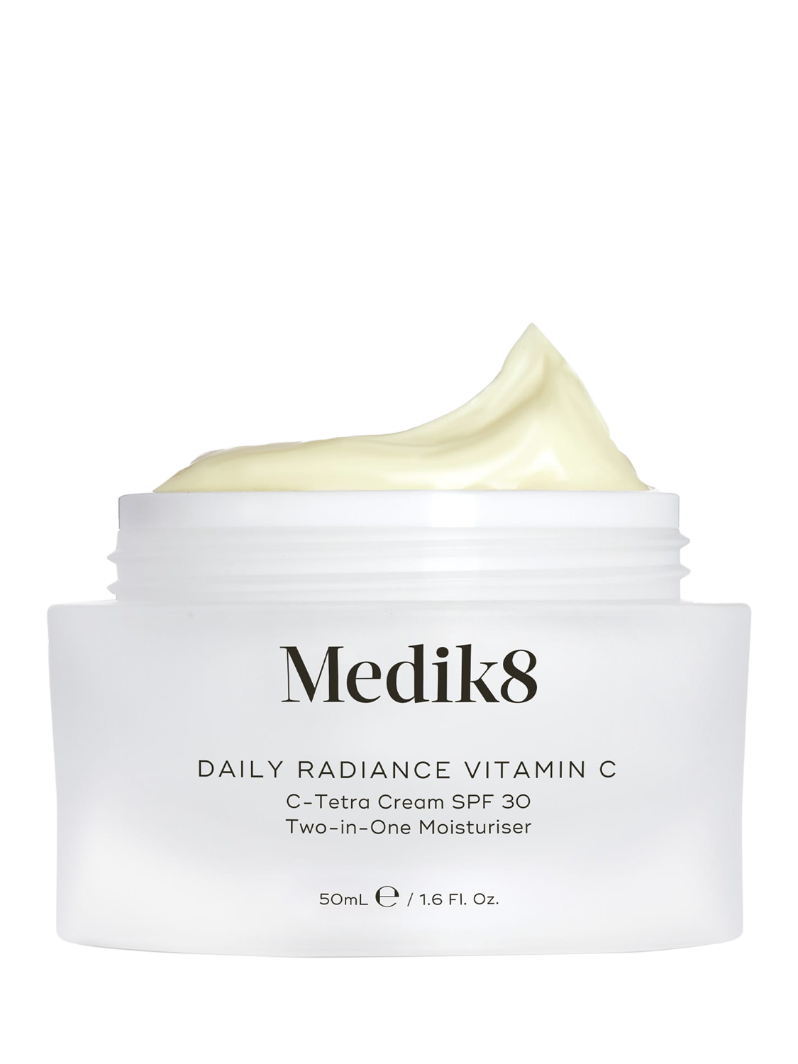 Product image 1 of 8, which shows Medik8 Daily Radiance Vitamin C C-Tetra Cream SPF 30 Two-in-One Moisturiser, 50ml