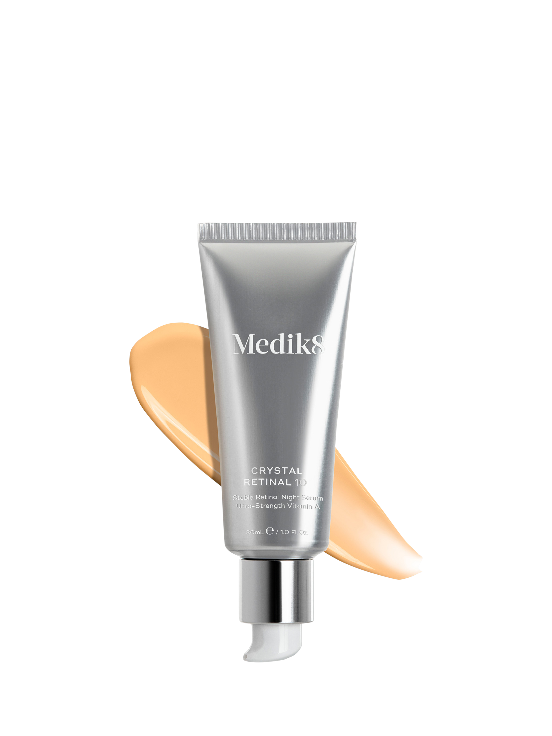 Product image 1 of 7, which shows Medik8 Crystal Retinal 10 Stable Retinal Night Serum Vitamin A, 30ml
