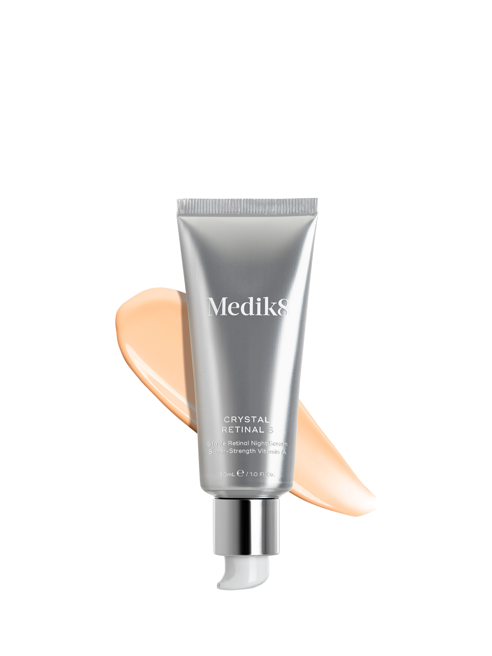 Product image 1 of 7, which shows Medik8 Crystal Retinal 6 Stable Retinal Night Serum Vitamin A, 30ml
