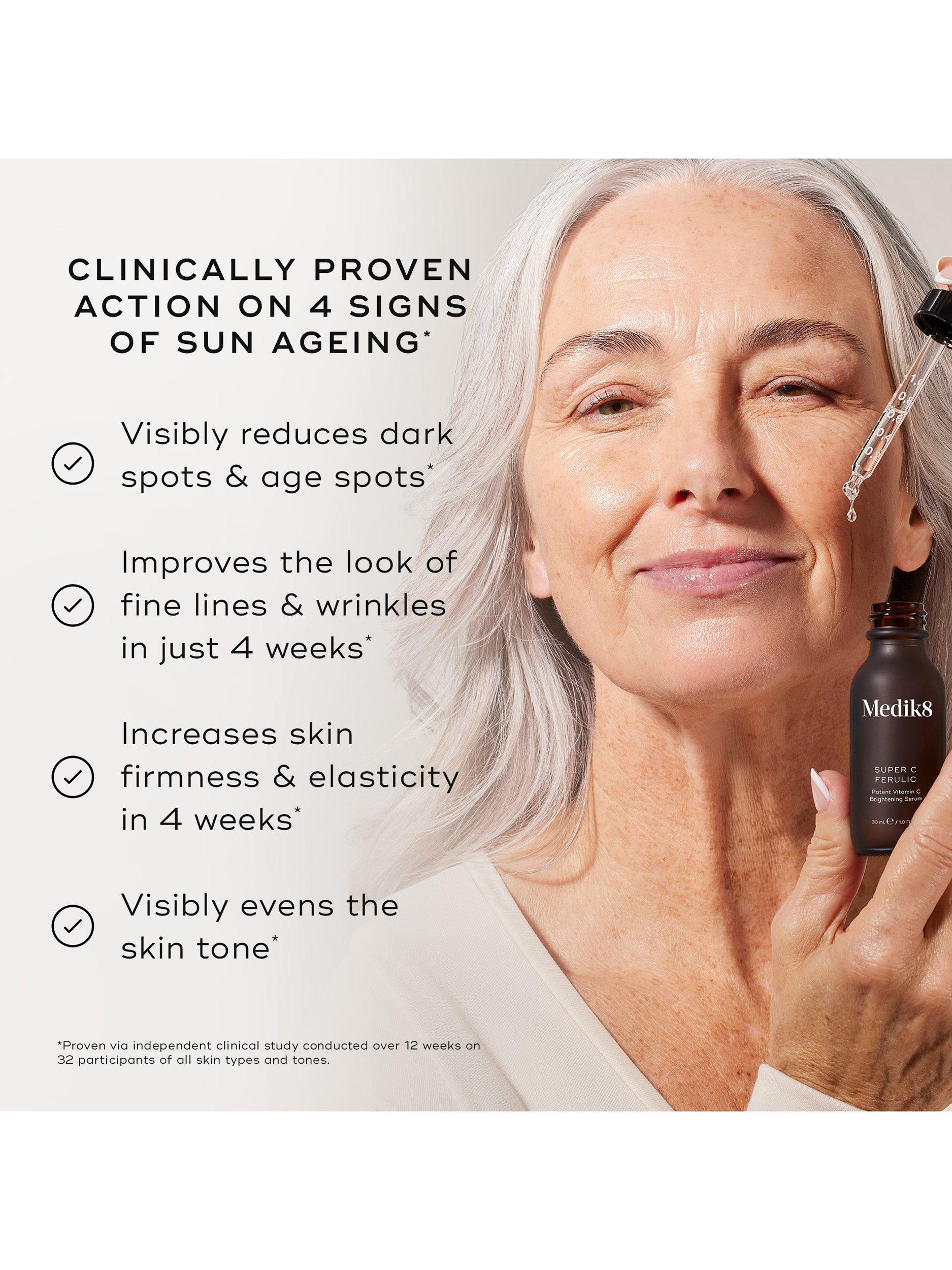 Product image 2 of 7, which shows Medik8 Super C Ferulic Potent Vitamin C Brightening Serum, 30ml