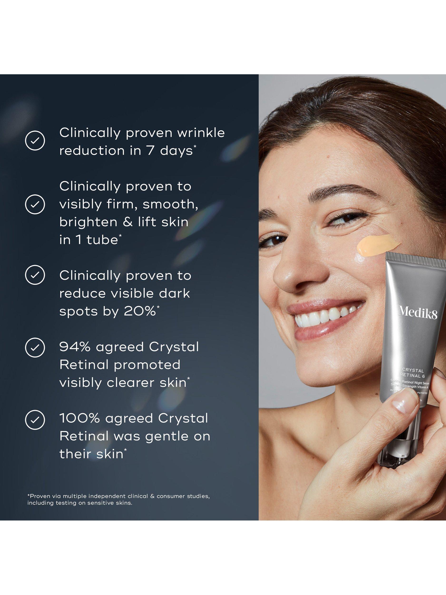 Product image 2 of 7, which shows Medik8 Crystal Retinal 1 Stable Retinal Night Serum Vitamin A, 30ml