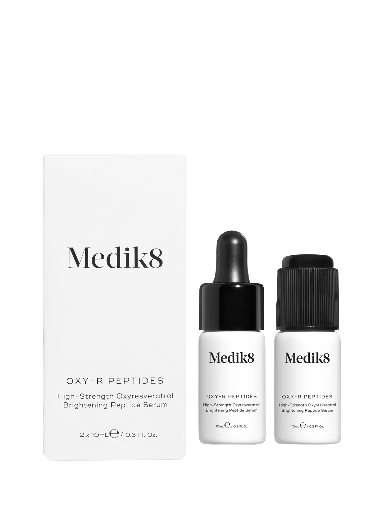 Product image 6 of 6, which shows Medik8 Oxy-R Peptides High-Strength Oxyresveratrol Brightening Peptide Serum, 2 x 10ml