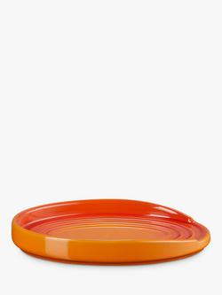 Le Creuset Oval Stoneware Spoon Rest - view 2, Volcanic