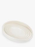 Le Creuset Oval Stoneware Spoon Rest, Meringue