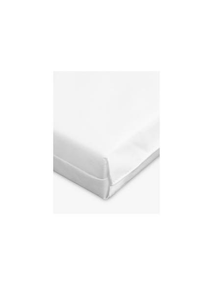 John Lewis Basic Fibre Cotbed Mattress, 140 x 70cm - view 2, White