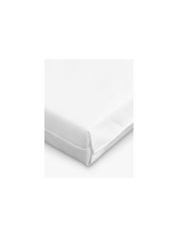 John Lewis Basic Fibre Cot Mattress, 120 x 60cm - view 2, White