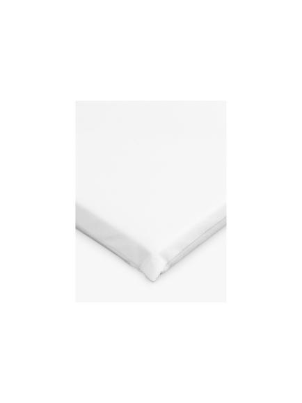 John Lewis Basic Fibre Crib Mattress, 89 x 38cm - view 2, White