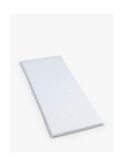 John Lewis Basic Fibre Crib Mattress, 89 x 38cm, White