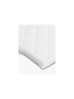 John Lewis Premium Fibre Crib Mattress, 89 x 38cm - view 2, White