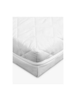 John Lewis Premium Fibre Cot Mattress, 120 x 60cm - view 2, White
