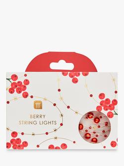 Talking Tables String Lights, Red Berry - view 2, Red Berry