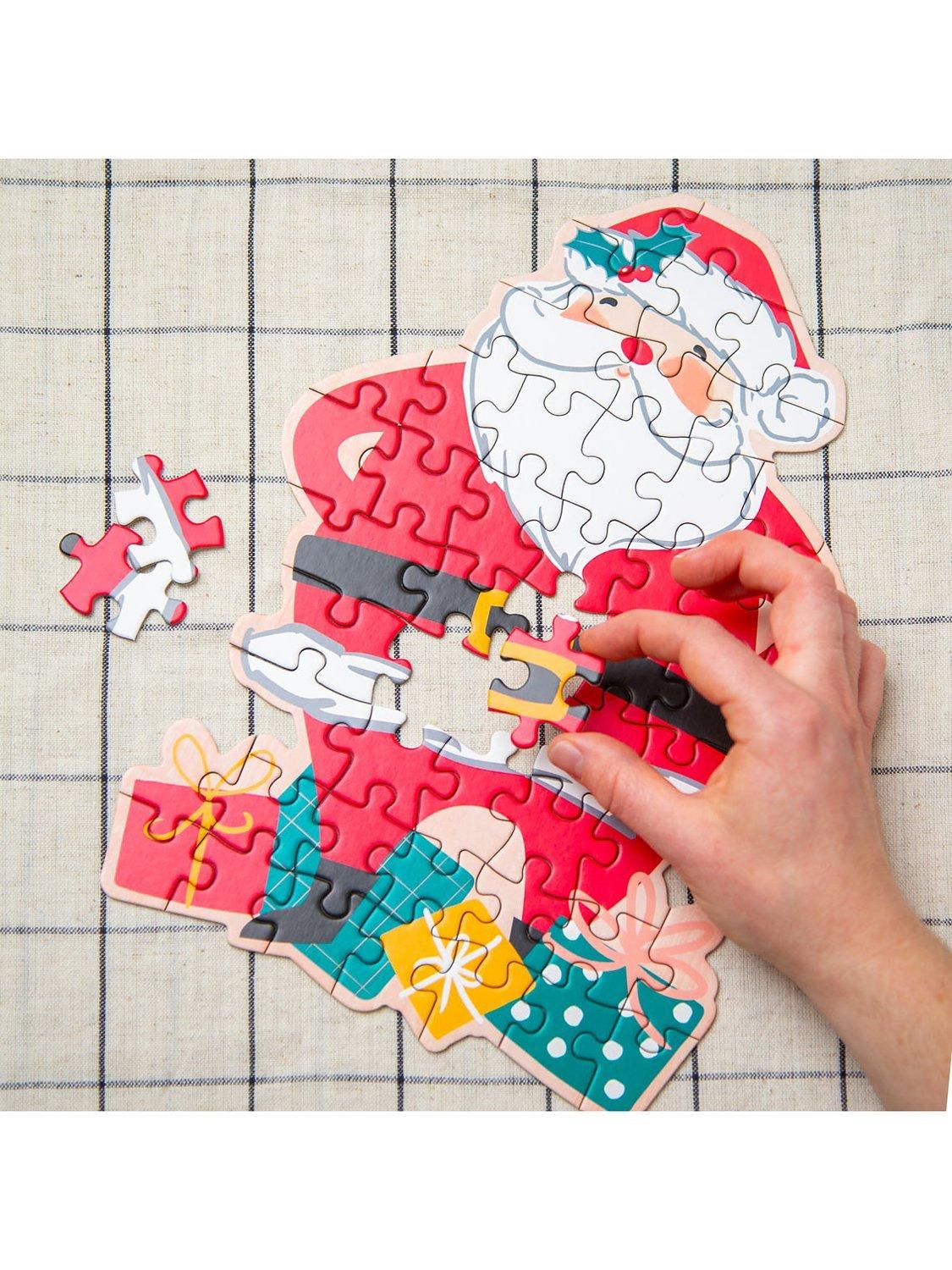 Talking Tables Kids' Santa Claus Jigsaw Puzzle, 50 Pieces